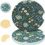 Posavasos Cerámica Automóvil Set 2 Patrón Floral