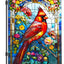 Bandera jardín cardenal roja 12x18pulg doble cara