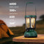 Linterna camping 6000 LED recargable con manivela sol