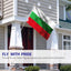 Bandera Bulgaria 3x5ft poliéster ojales latón doble costura