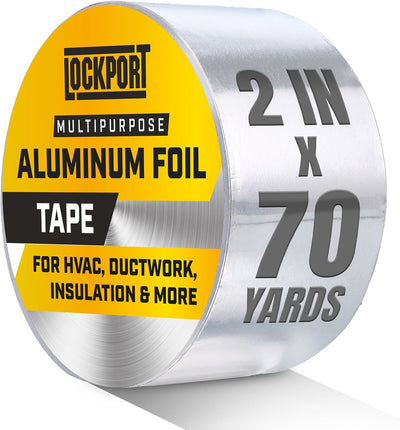 Cinta aluminio 2pulg x70yardas sellado conductos HVAC