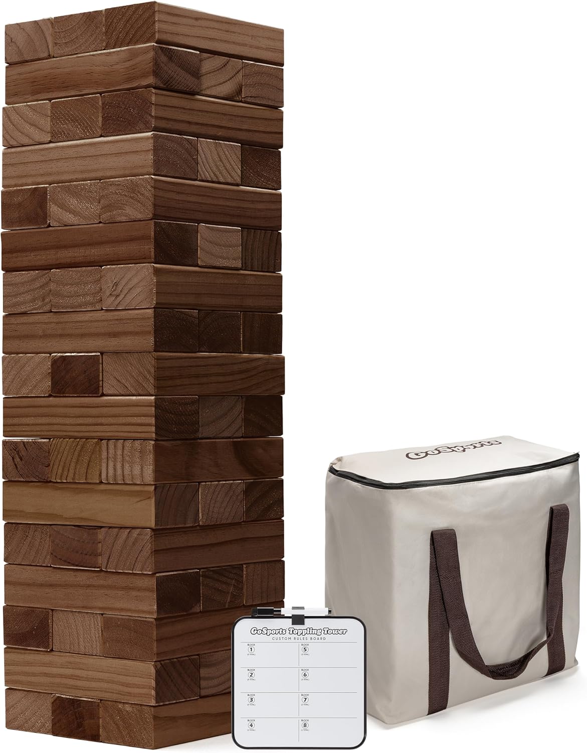 Set apilamiento madera exterior torre derribo estuche