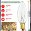 25 Bombillas C26 E12 7W para Luces Navidad