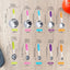 Set 10 Tazas y Cucharas Acero Inox Medidoras Cocina