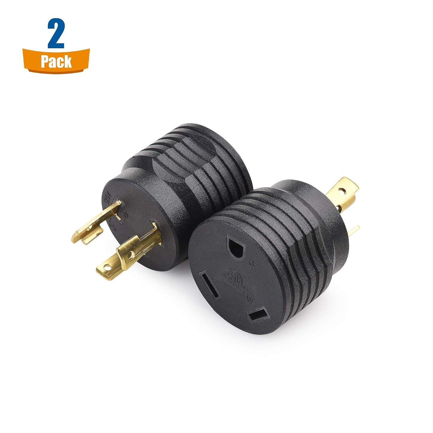 Adaptador RV 30A NEMA L5-30P a TT-30R 2 Pzas