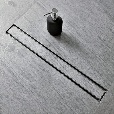 Drenaje ducha lineal 40pulg acero inox cepillado
