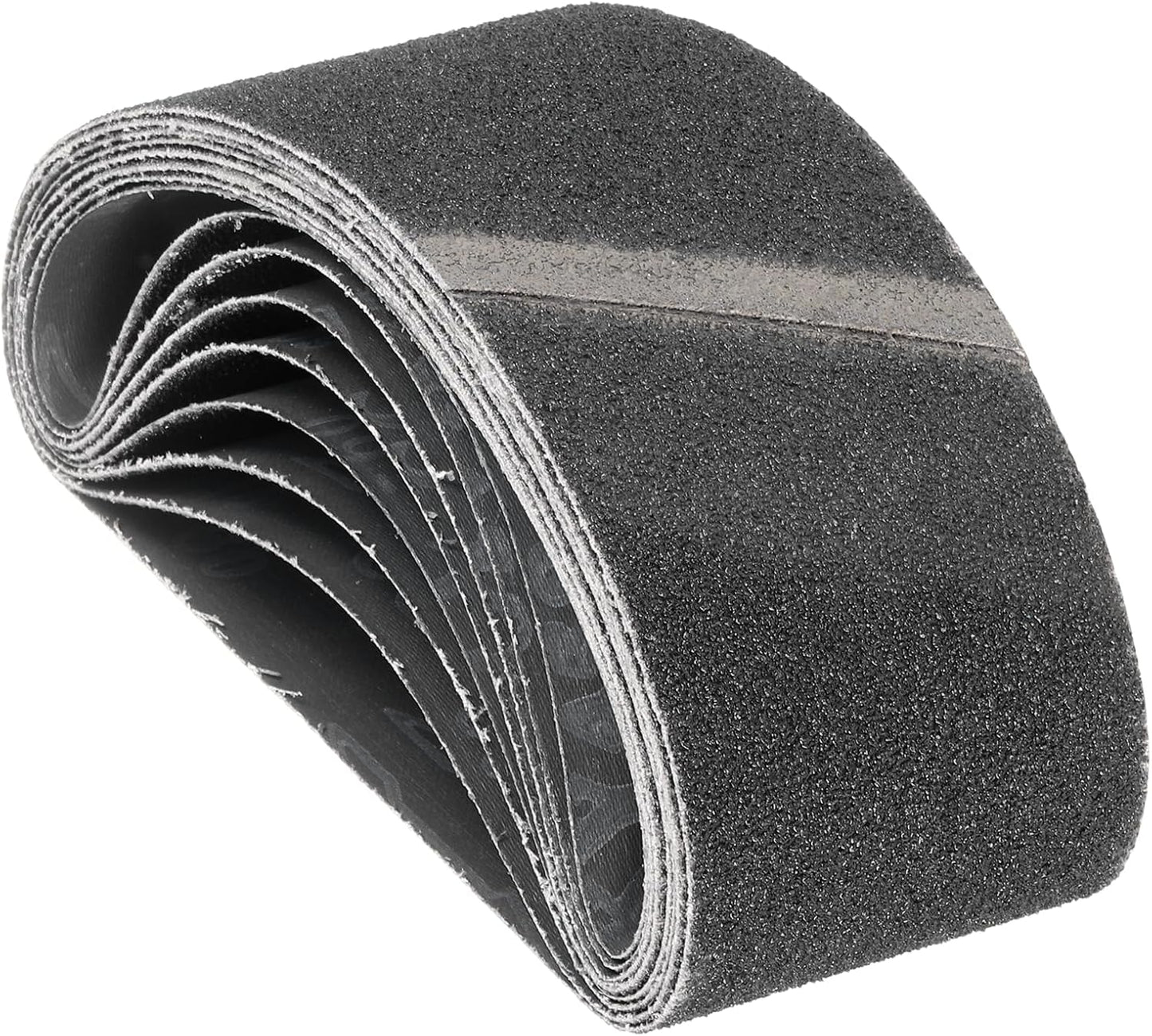 8 Cintas Lijado 3x21pulg Grano 80 Carburo Silicio