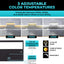 Iluminación LED negra 32pulg gabinete 3 colores