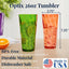 Vasos plástico reutilizables 26oz set 8 sin BPA