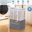 2 Cestas Lavandería 92L Impermeable Plegable Dormitorio