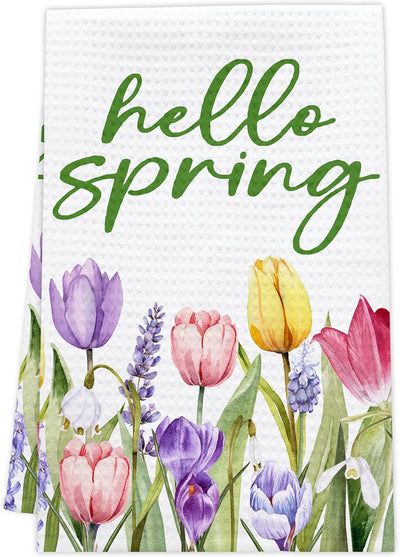 Toallas cocina Hello Spring para hogar familia amigas