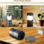 Linterna solar LED recargable USB 3 modos emergencias