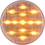 Luz marcador LED claro lente redondo 2-1/2