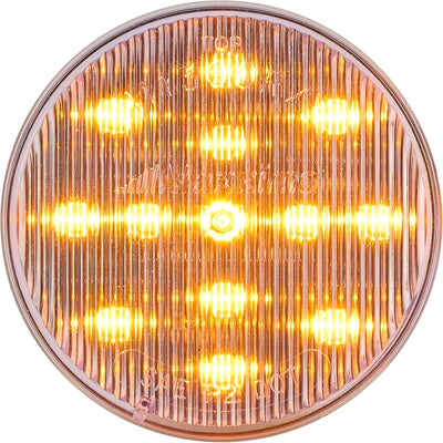 Luz marcador LED claro lente redondo 2-1/2