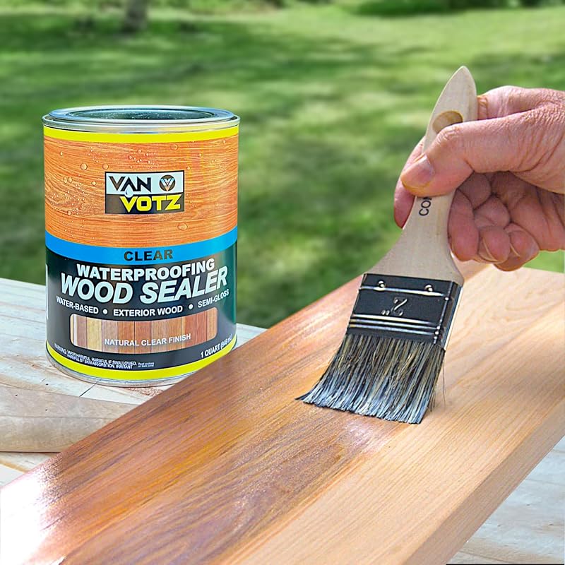 Sellador madera impermeable transparente 1gal exterior
