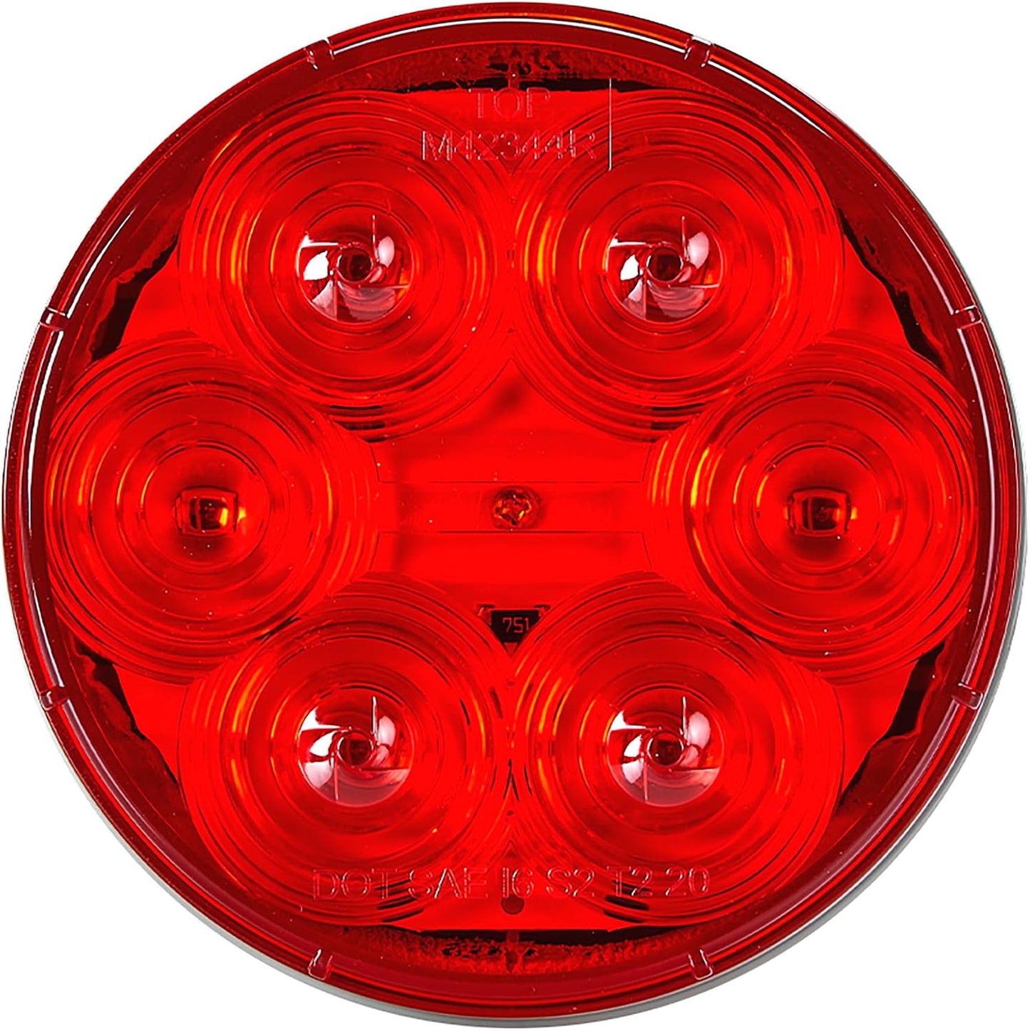Luz parada trasera giro redonda 4" ajuste seco