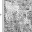 Tapete antiderrap diseño abstracto bohemio 3x5ft gris