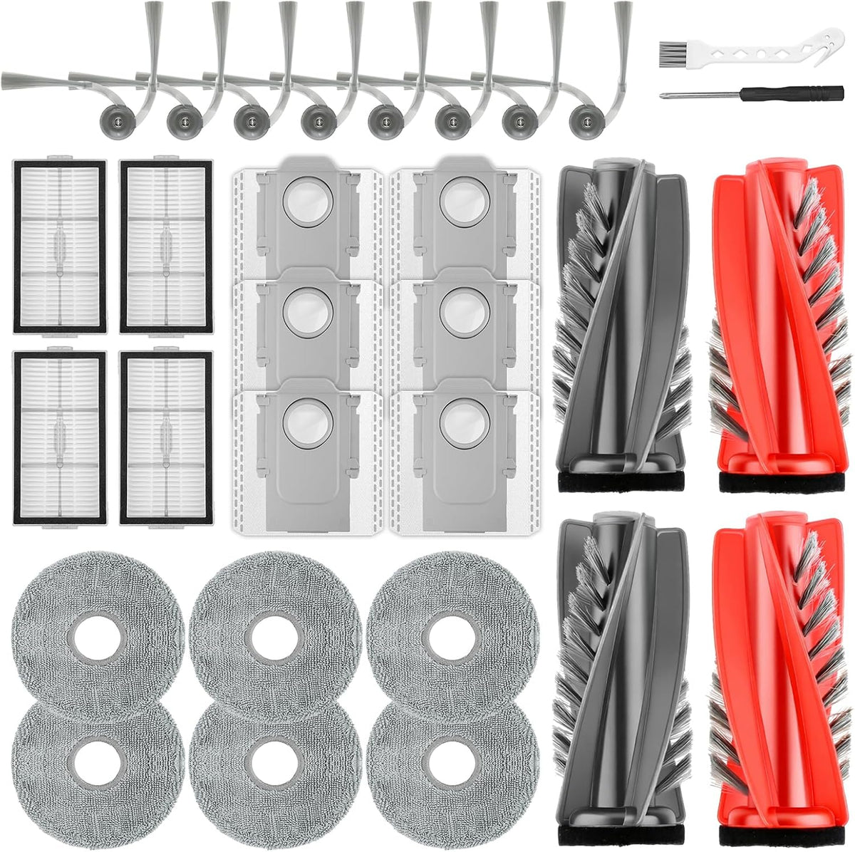10R Piezas repuesto para Roborock Saros Qrevo CurvX G20s Ultra