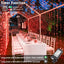 Guirnalda 200 luces LED 8 modos color rojo