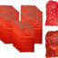 25 Pzas Bolsas Malla Roja Almacenamiento Verduras 24x14pulg