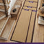 Alfombra pasillo yute 2x7pulg antiderrap interior cocina