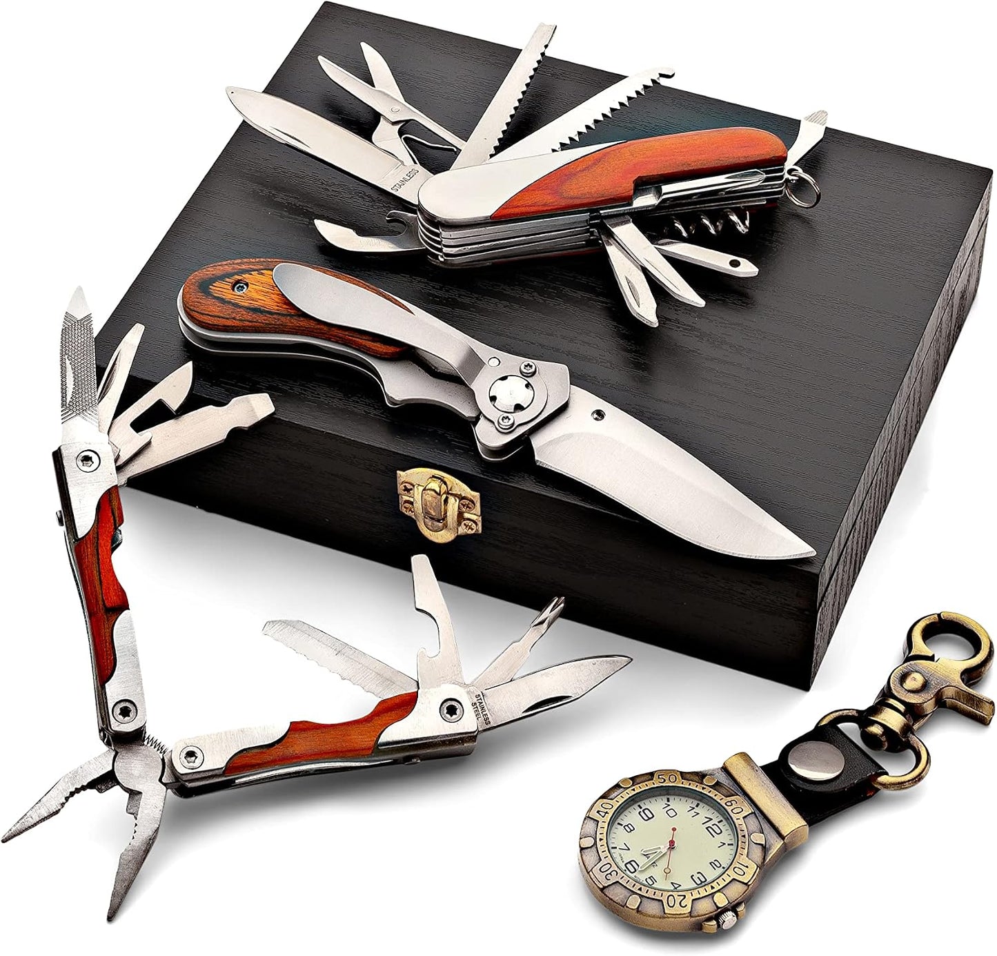 Set herramientas multiusos 9 funciones cuchillo plegable