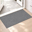 Tapete entrada interior 26x47" antiderrap gris claro