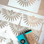 Plantilla pared Art Deco 2unid 16.7x22.5pulg moderna