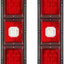 2 Luces traseras LED triples 40leds remolque