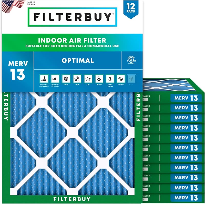 Filtros aire horno AFB Platinum MERV 13 12 unidades