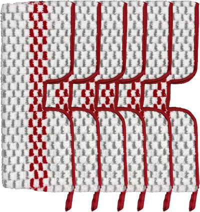 6 Pzas Almohadillas Microfibra Repuesto Mopa O Cedar