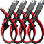 Cable cobre puro 4 conectores SAE 10 AWG con tapas antipolvo
