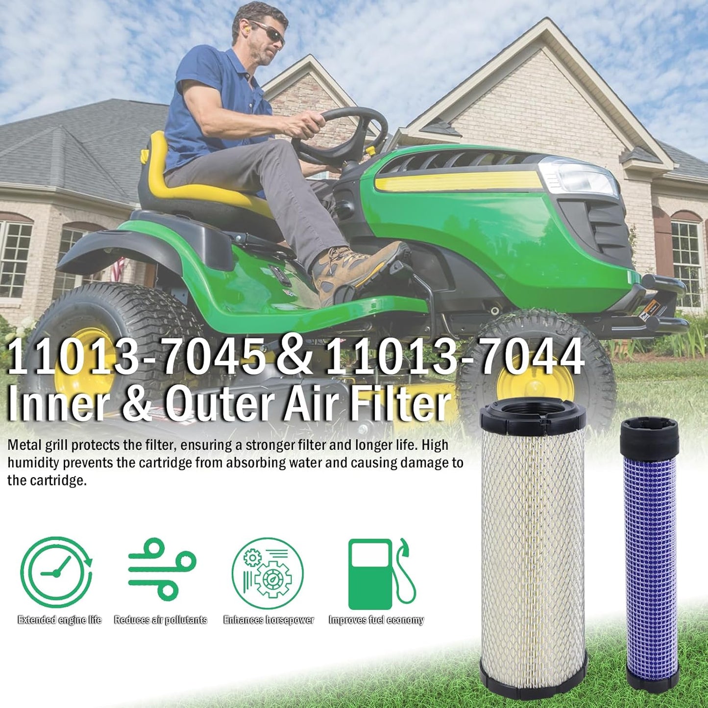 Filtro aire Kawasaki comp 11013-7019