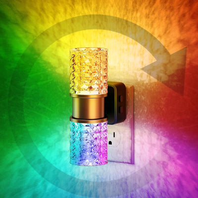 Luz nocturna enchufable RGB para niños con sensor
