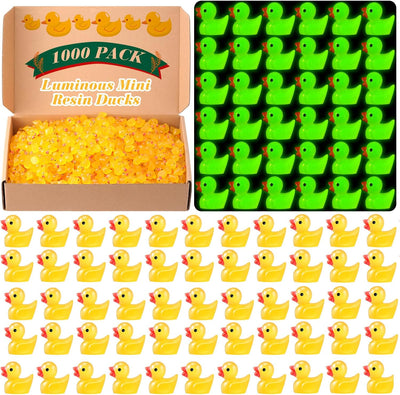 1000 Pzas Pato Resina Luminoso para Jardín y Bricolaje