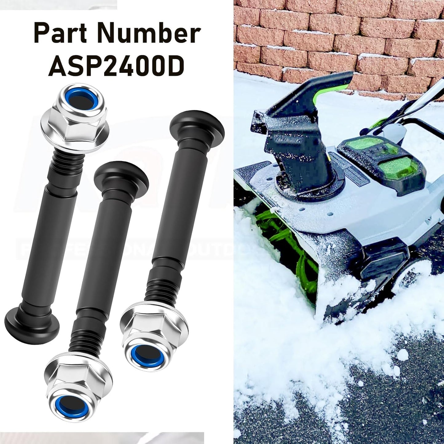 Set pasadores cizalla 2 etapas comp EGO 24pulg