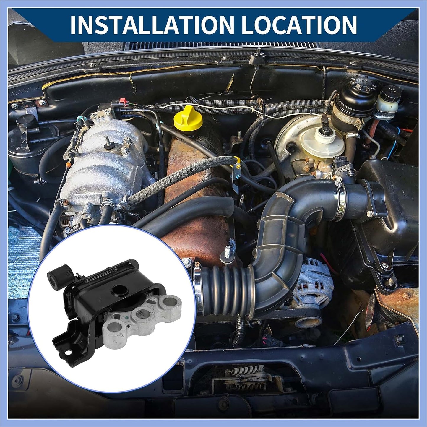 Soporte motor derecho Chevy Sonic 12-16 aislamiento vibración