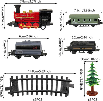 18 Pzas Decoraciones Tren Ferroviario Fiesta Cumpleaños