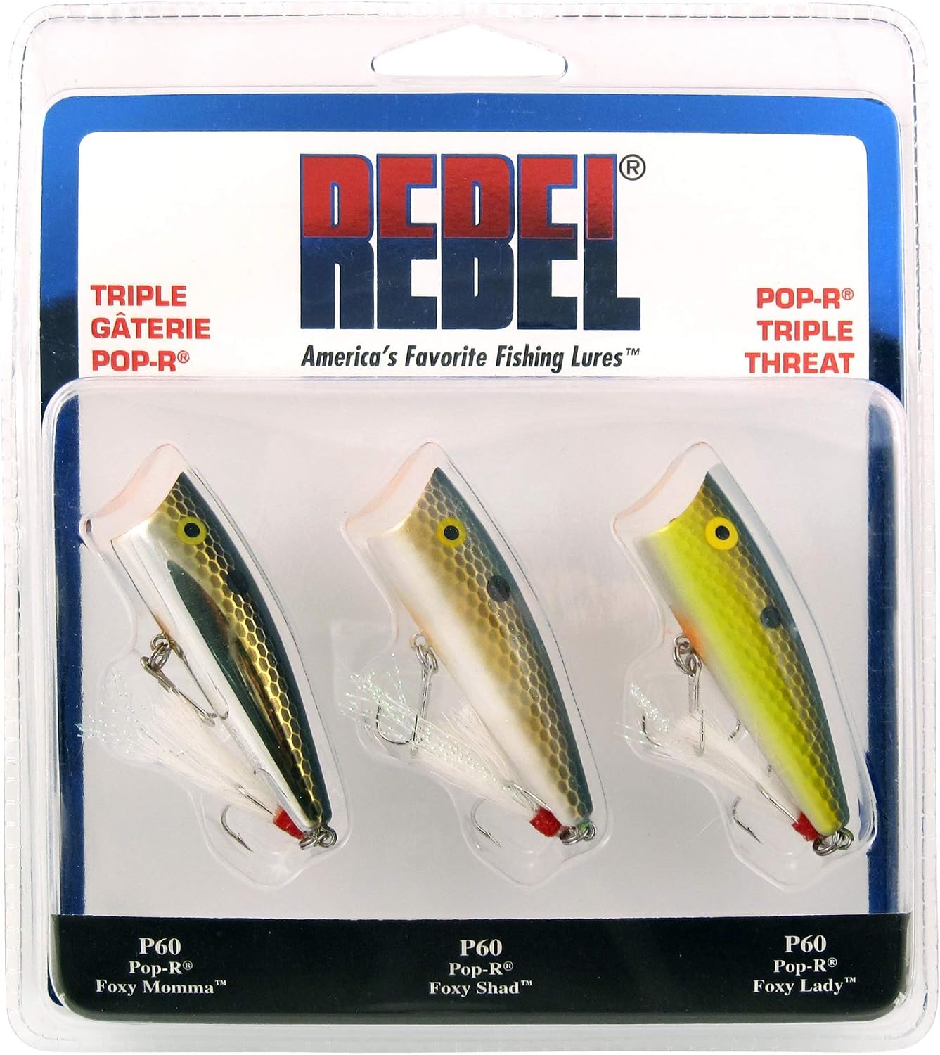 Señuelo de pesca Pop-R Topwater Popper