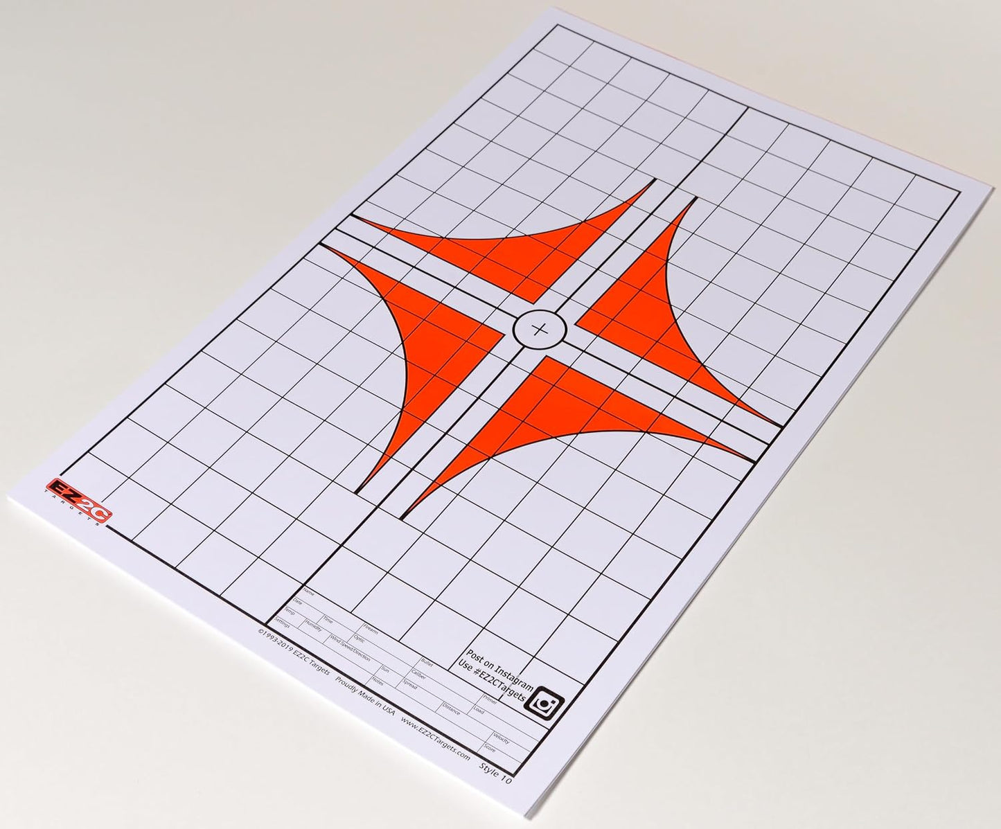 Mira de rifle Targets Style 10 25 Uds