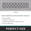 Tapete entrada interior 20x60 pulg absorbente antideslizante