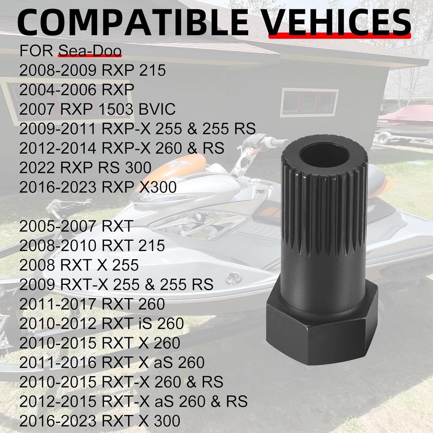 Herramienta extracción hélice Sea-Doo RXP RXT GTX GTR2024