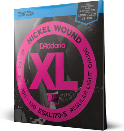 Cuerdas bajo eléctrico XL níquel set 5 pack 1
