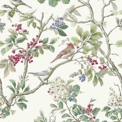 Papel tapiz floral vintage autoadhesivo 16.9x118.1pulg