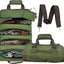 Bolsa herramientas enrollable 11 bolsillos plegable verde