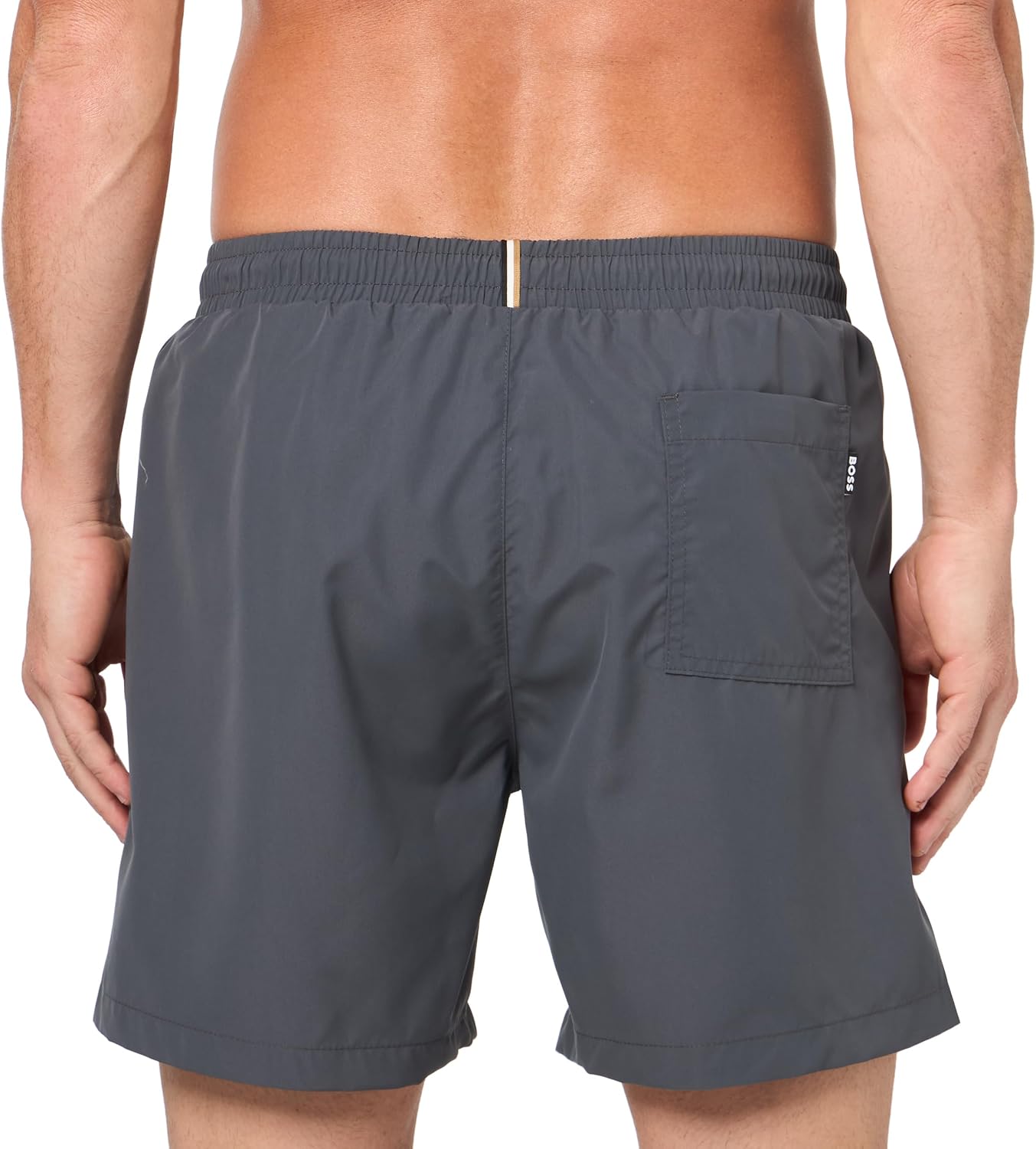 Bañador con logotipo vertical para hombre