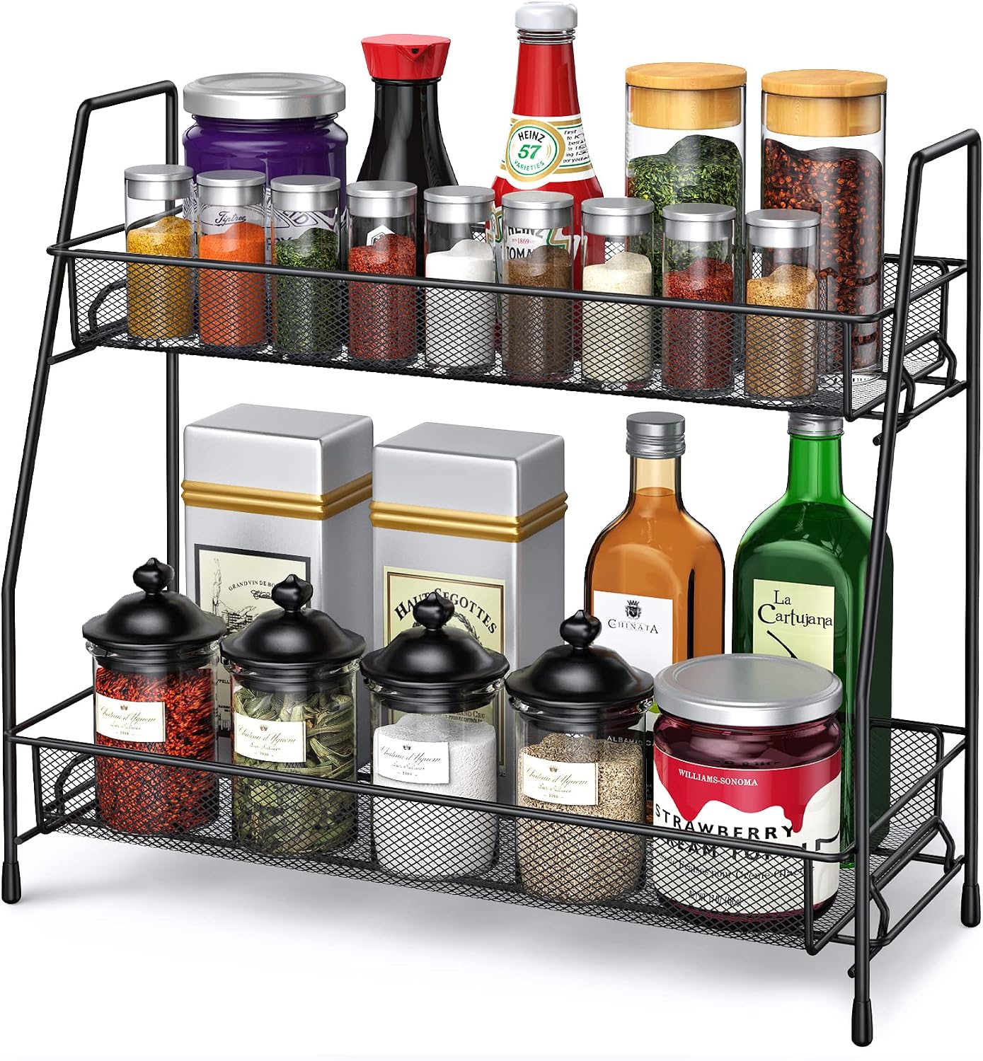 Organiz. especias baño cocina encimera