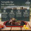 Tina barbacoa con tabla cortar plegable carne verduras