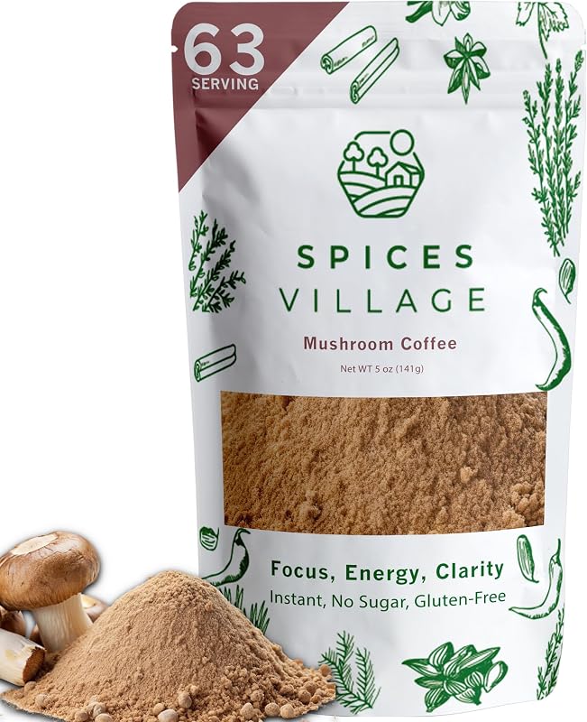Café instantáneo de hongos Arábica 5oz 63 porciones Kosher