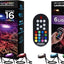 Luces LED exteriores 40ft cambio color control remoto 2 pzas